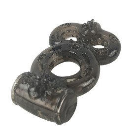 Penis Ring with Vibration Black